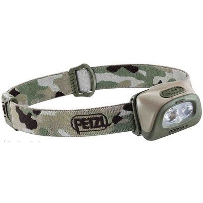 Frontal Petzl Tactikka + 350 Lumens Verde Camuflaje