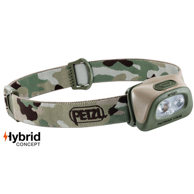 Frontal Petzl Tactikka + RGB 350 lúmenes Verde Camuflaje