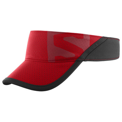 Visera Salomon XA Visor Blanco/Negro Rojo