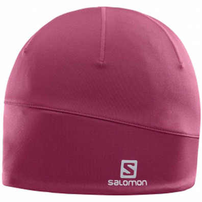 Gorro Salomon Active Beanie Naranja Rojo granate