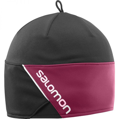 Gorro Salomon RS Beanie Negro/Fucsia