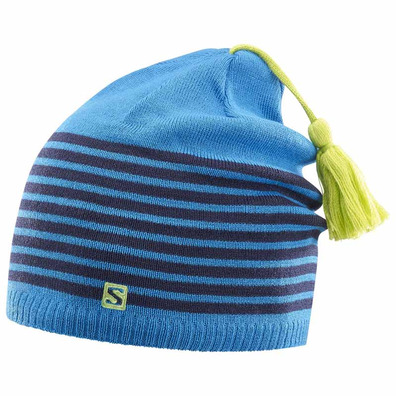 Gorro Salomon Escape Beanie Marino/Azul/Lima