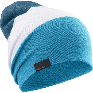 Gorro Salomon Flatspin Reversible Azul/Blanco