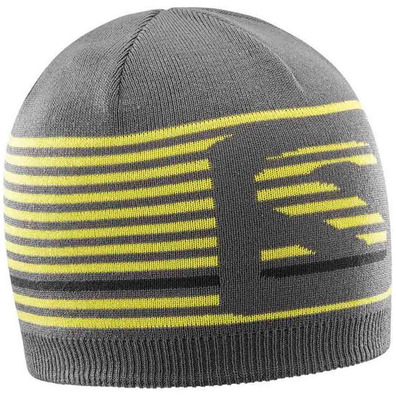 Gorro Salomon Flatspin Short Beanie Gris/Lima