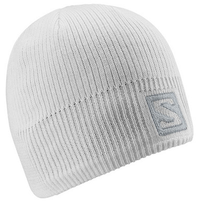 Gorro Salomon Logo Beanie Blanco