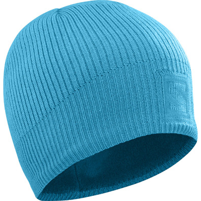 Gorro Salomon Logo Beanie Azul cielo