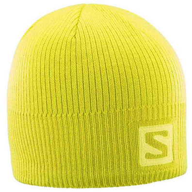 Gorro Salomon Logo Beanie Amarillo Lima