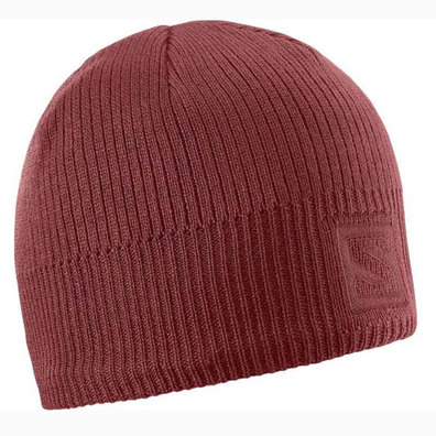 Gorro Salomon Logo Beanie Vino