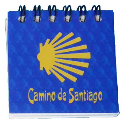 Imán libreta Estrella Camino de Santiago