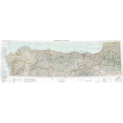 Mapa Camino de Santiago IGN 1:600.000