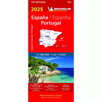 Mapa Michelin España - Portugal 2025