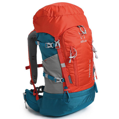 Mochila Altus Pirineos 30 Naranja/Azul