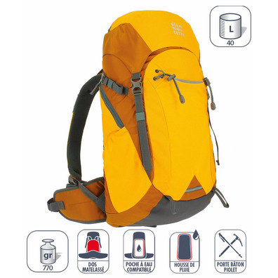 Mochila Elementerre Talca 40 Amarillo