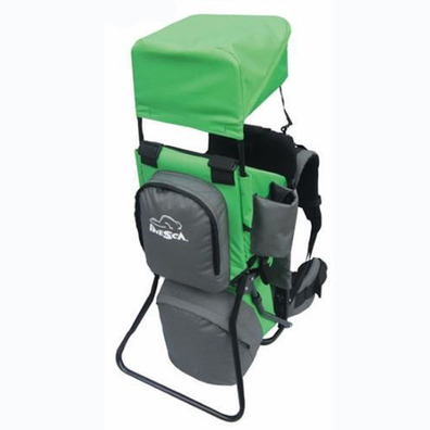 Mochila Inesca Porta bebés Babytrans Verde