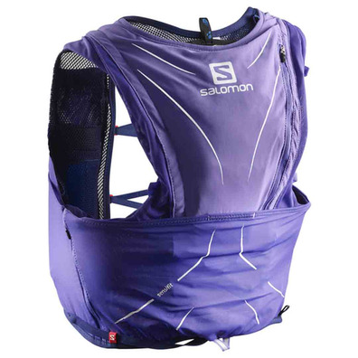 Mochila Salomon Adv Skin 12 Set Violeta/Blanco