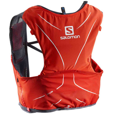 Mochila Salomon Adv Skin 5 Set Rojo/Blanco