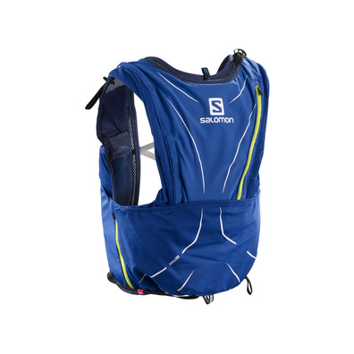 Mochila Salomon Adv Skin 12 Set Azul/Lima