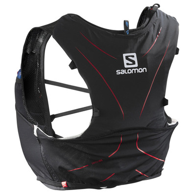 Mochila Salomon ADV Skin 5 Set Negro/Rojo