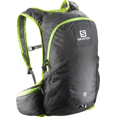 Mochila Salomon Trail 20 Gris/Lima