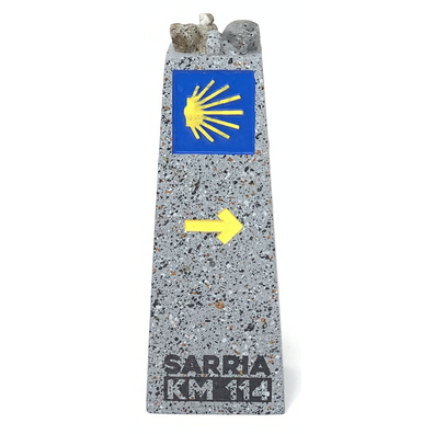 Mojón mediano Sarria KM 114