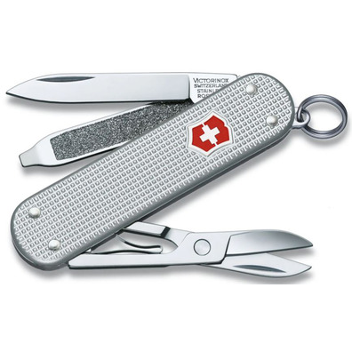 Navaja Victorinox Classic Alox 5 usos Gris