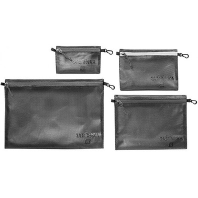 Neceser Tatonka Zip Pouch Set 4 Piezas Negro