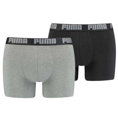 Pack 2 boxers Puma Gris/Negro