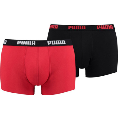 Pack 2 boxers Puma Rojo/Negro