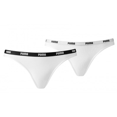 Pack 2 Braga Bikini Puma Blanco