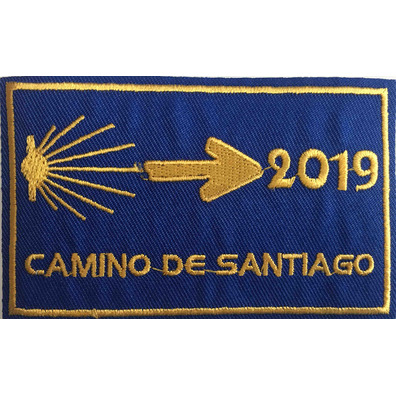 Parche bordado Camino de Santiago 2019