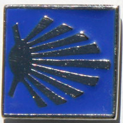 Pin Estrella del Camino Metal