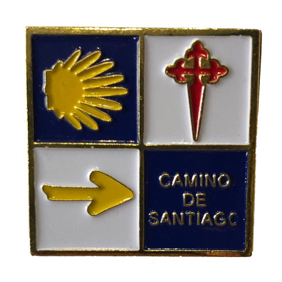 Pin Flecha, Cruz y Estrella Camino de Santiago Grande