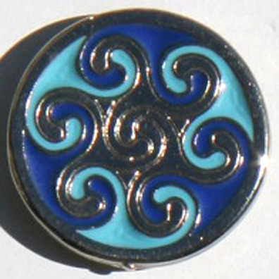 Pin Hexaquel Celta Azul Metal