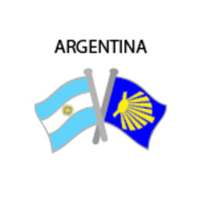 Pin Metal Bandera Argentina Camino Santiago