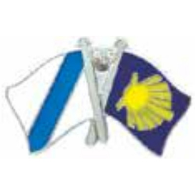 Pin Metal Bandera Galicia Camino de Santiago