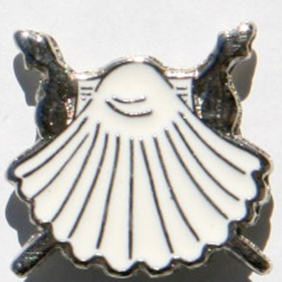 Pin Vieira Blanca Metal