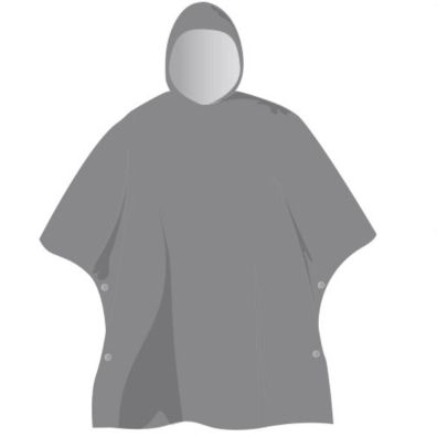 Poncho Elementerre Bantou Gris