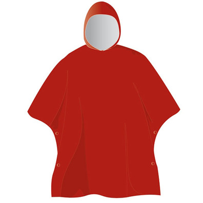 Poncho Elementerre Bantou Rojo granate