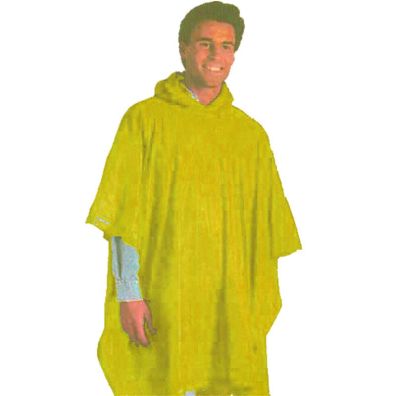 Poncho PVC lateral abierto Amarillo