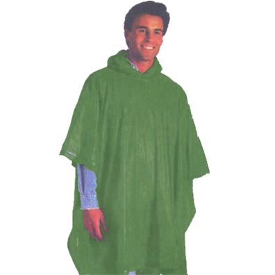 Poncho PVC lateral abierto Verde oscuro