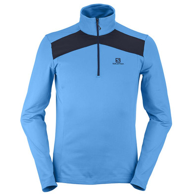 Pullover Salomon Discovery LT HZ Azul/Negro