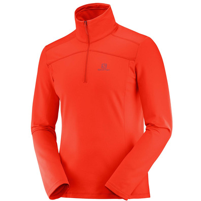 Pullover Salomon Discovery LT HZ M Rojo Tomate