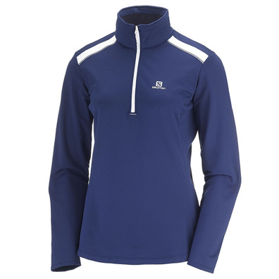 Pullover Salomon Discovery LT HZ W Marino/Blancoi