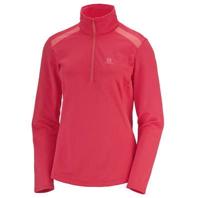 Pullover Salomon Discovery LT HZ W Rojo