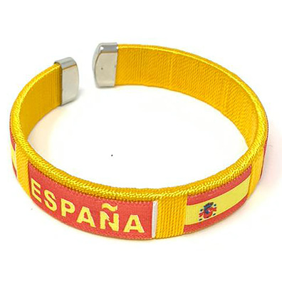 Pulsera rígida España con Bandera