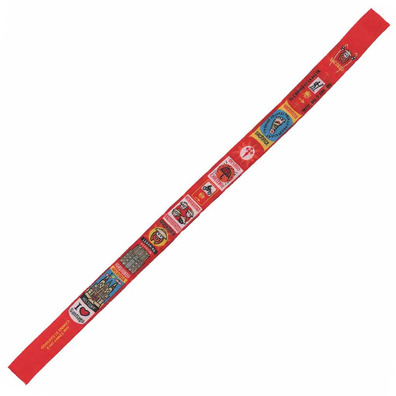 Pulsera tela Xacobeo idiomas Rojo