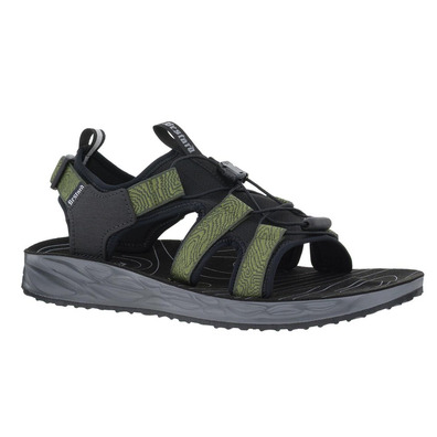 Sandalia Bestard Cross Negro/Verde