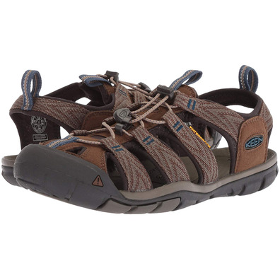 Sandalia Keen Clearwater CNX Dark Earth/Azul