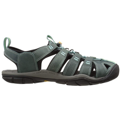 Sandalia Keen Clearwater CNX Leather W Verde Mineral