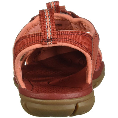 Sandalia Keen Clearwater CNX W Rojo/Coral